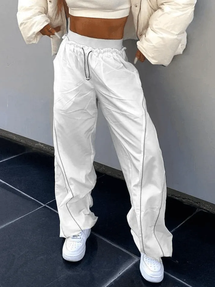 Joskaa Pintuck Detail Straight Leg Pants