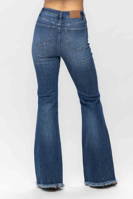 Kalina Tummy Control Plus Fray Hem Judy Blue Jeans
