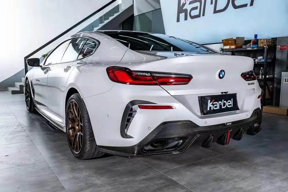 Karbel Side Skirts for BMW 8 Series M850 840 G16 Pre-preg Carbon Fiber