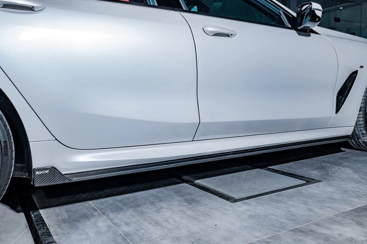 Karbel Side Skirts for BMW 8 Series M850 840 G16 Pre-preg Carbon Fiber