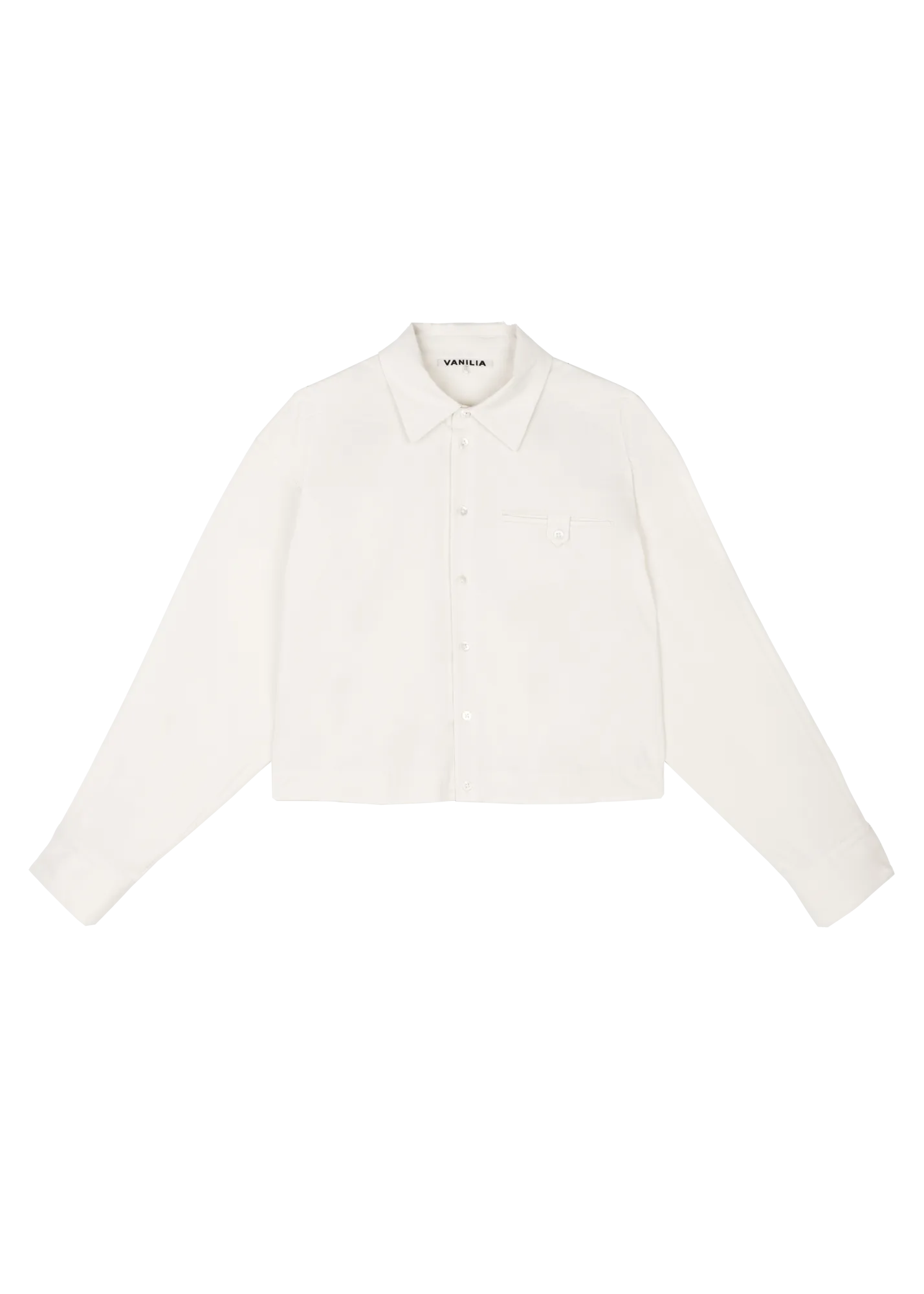 Katoenen cropped blouse