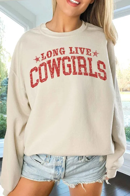 Long Live Cowgirls {oversized sweatshirt}