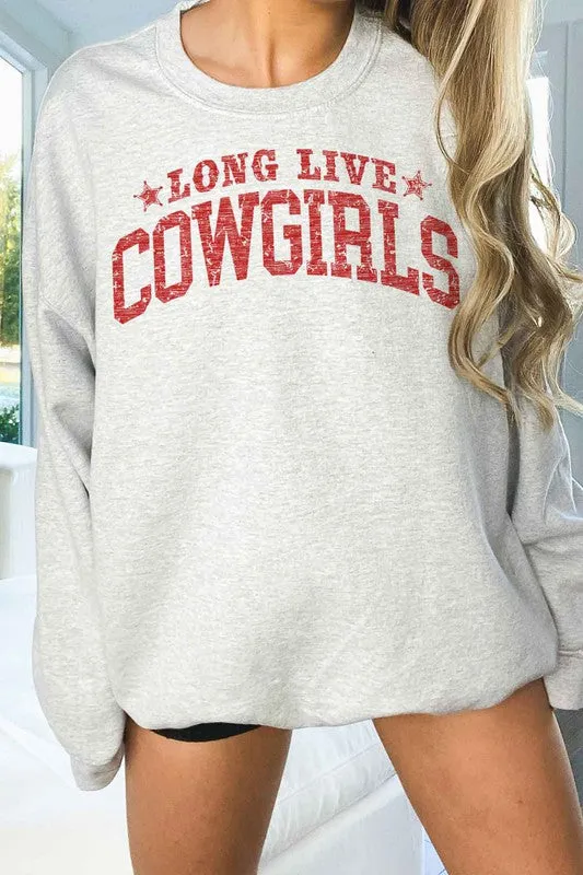 Long Live Cowgirls {oversized sweatshirt}