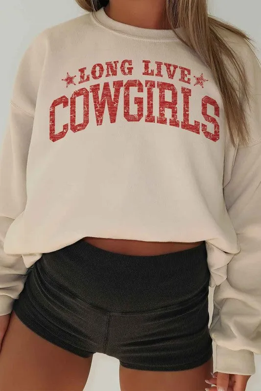 Long Live Cowgirls {oversized sweatshirt}