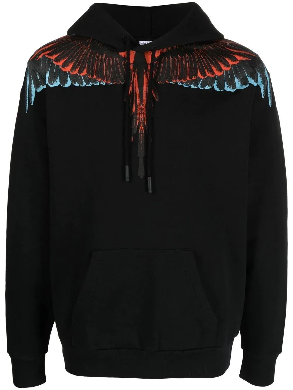MARCELO BURLON COUNTY OF MILAN Icon Wings Regular Hoodie Black Red