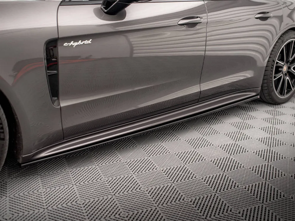 Maxton Design - SIDE SKIRTS DIFFUSERS PORSCHE PANAMERA E-HYBRID 971