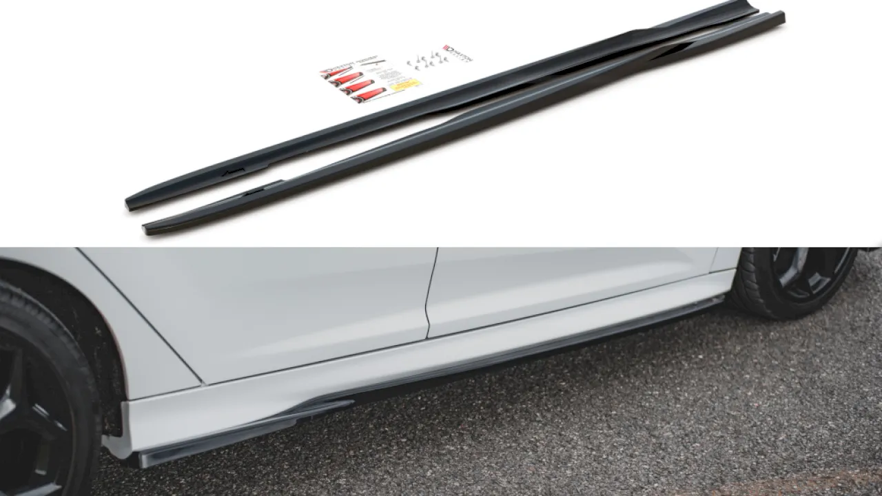 Maxton Design - SIDE SKIRTS DIFFUSERS V2 FORD FOCUS ST & RS MK3 (2015-2018)