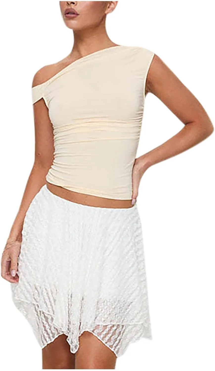 Mini Skirts for Women Dressy Casual Mesh Boho Dress Vacation Beach Summer Skorts Yoga Ballet Flowy Skorts 90s Outfits