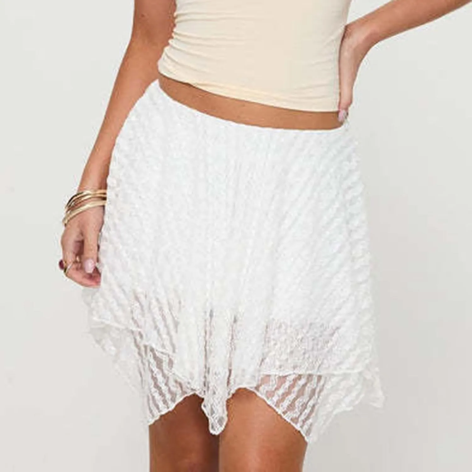 Mini Skirts for Women Dressy Casual Mesh Boho Dress Vacation Beach Summer Skorts Yoga Ballet Flowy Skorts 90s Outfits