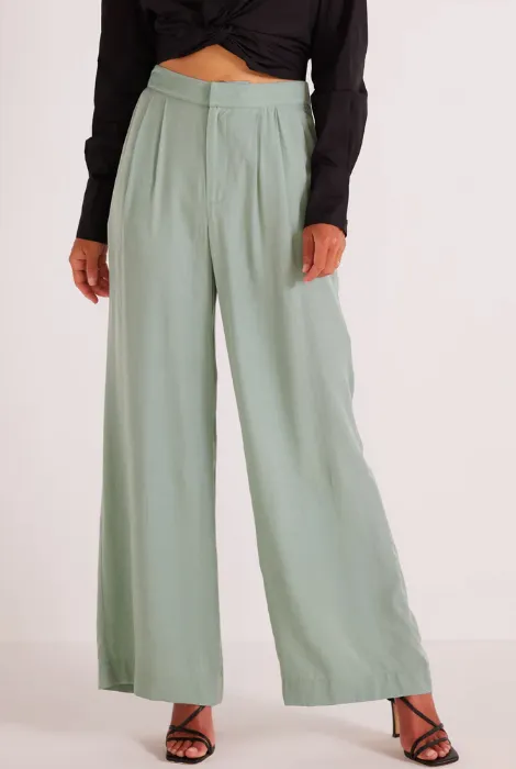 MINKPINK EVA WIDE LEG PANTS MINT