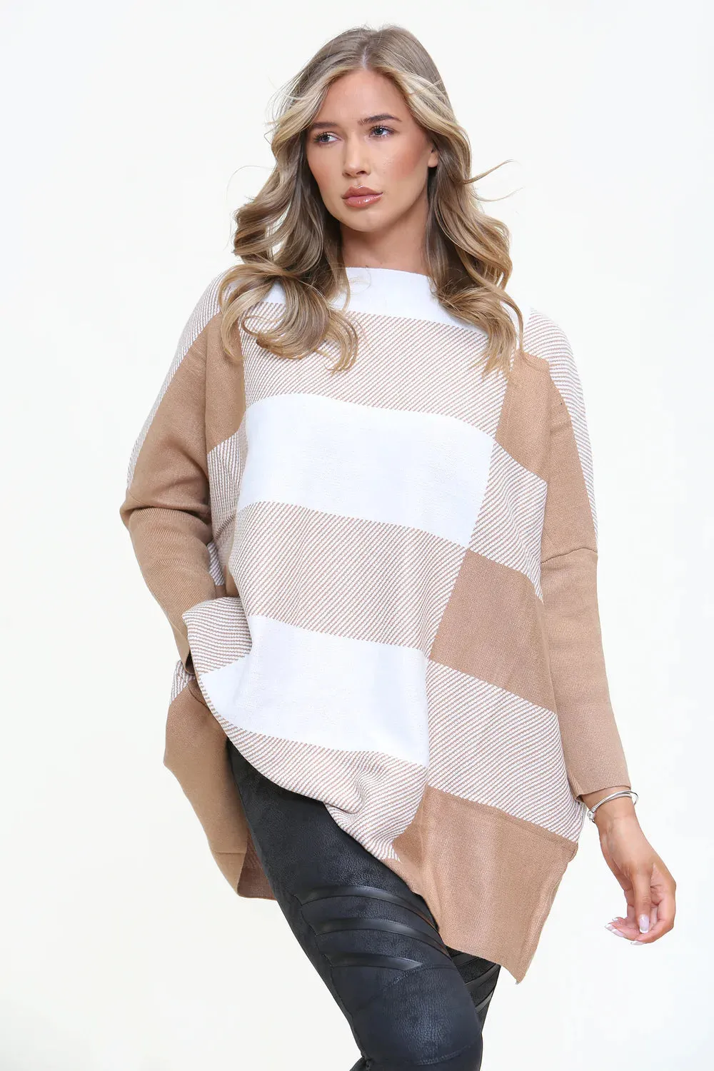 Monochrome Check Jumper