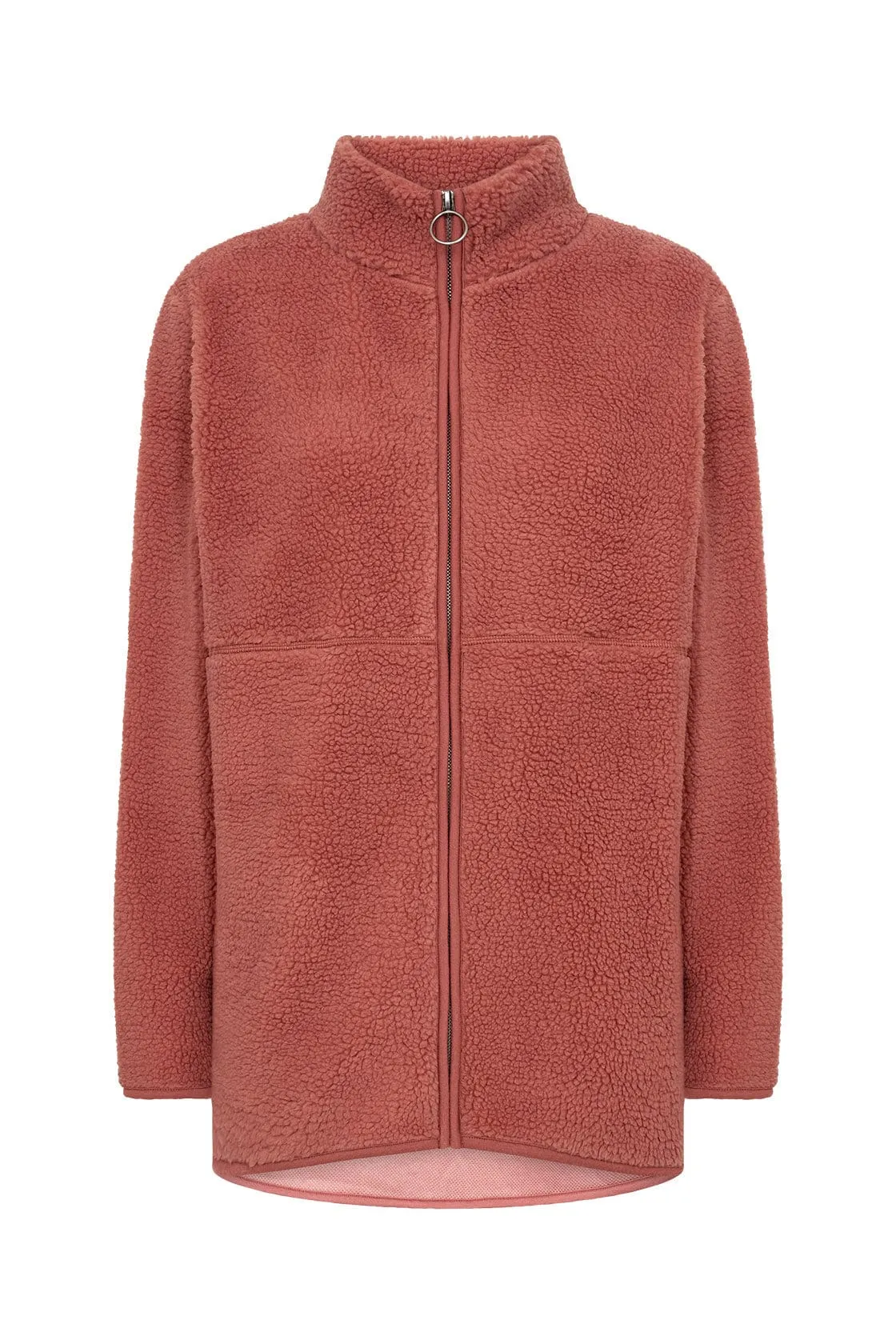 Onyx Teddy Fleece Jacket - Blush