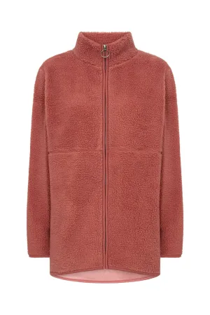 Onyx Teddy Fleece Jacket - Blush