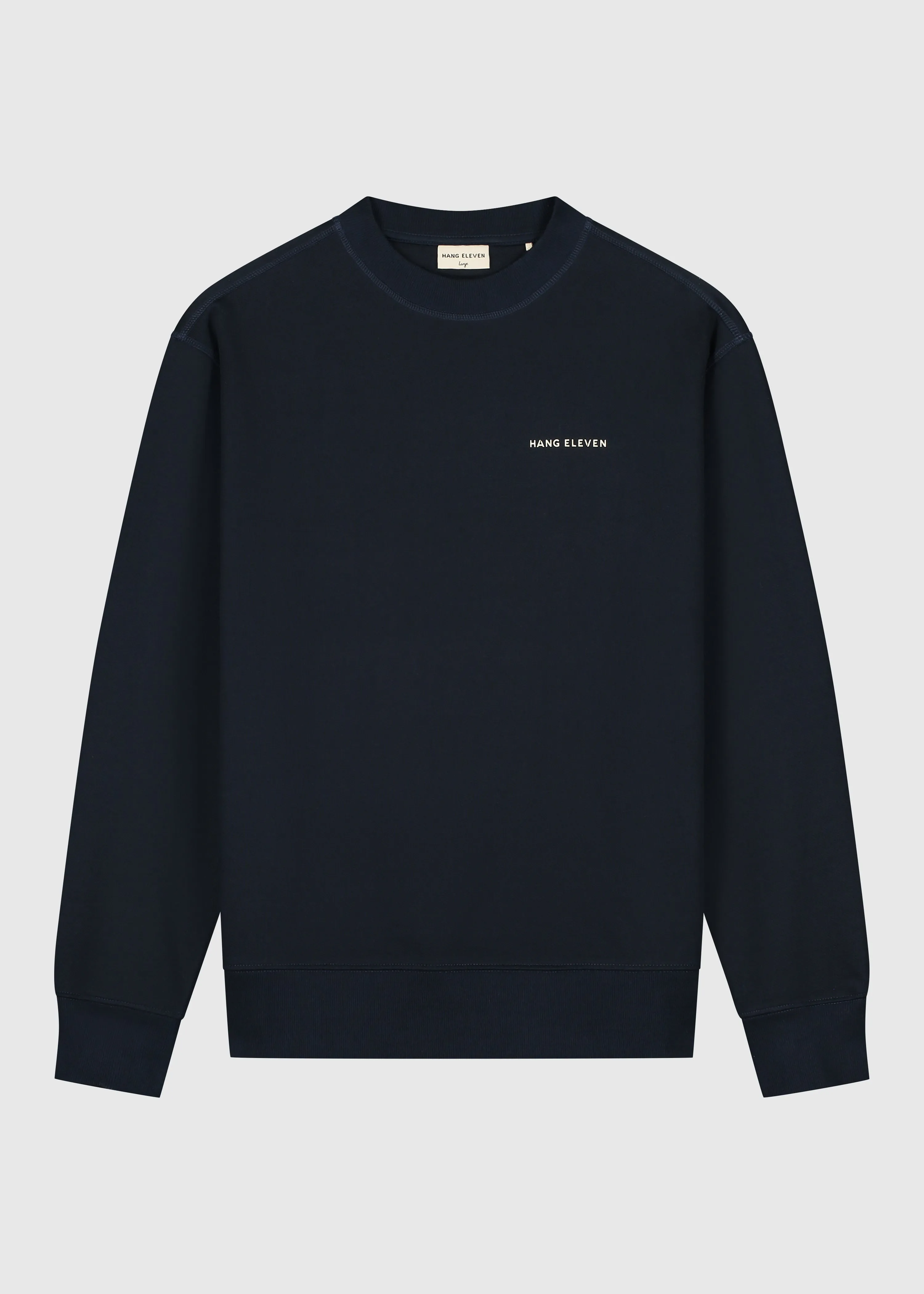 Palm Square Crewneck - Navy Blue