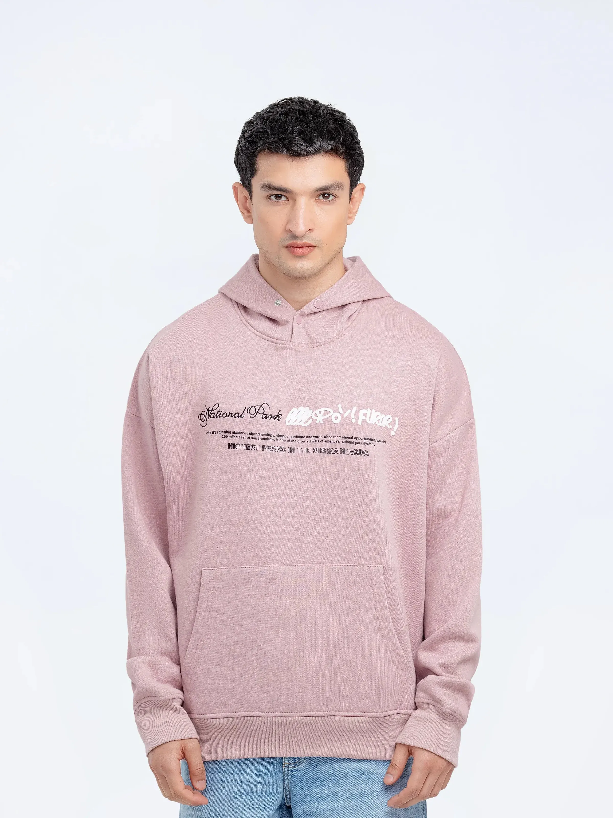 Printed Pullover Hoodie - FMTH24-033