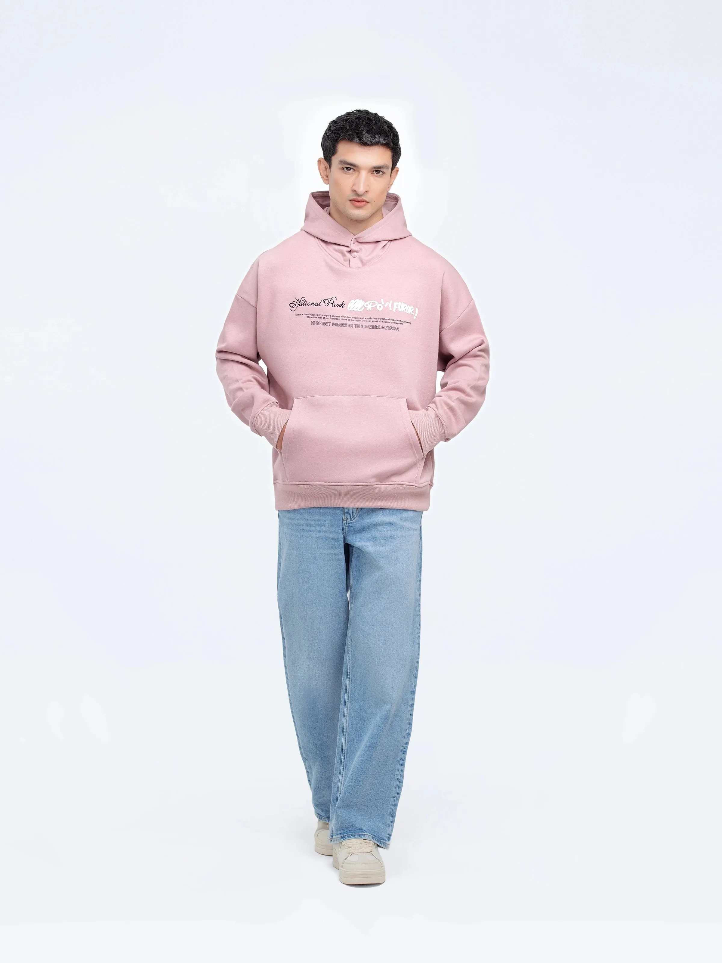 Printed Pullover Hoodie - FMTH24-033