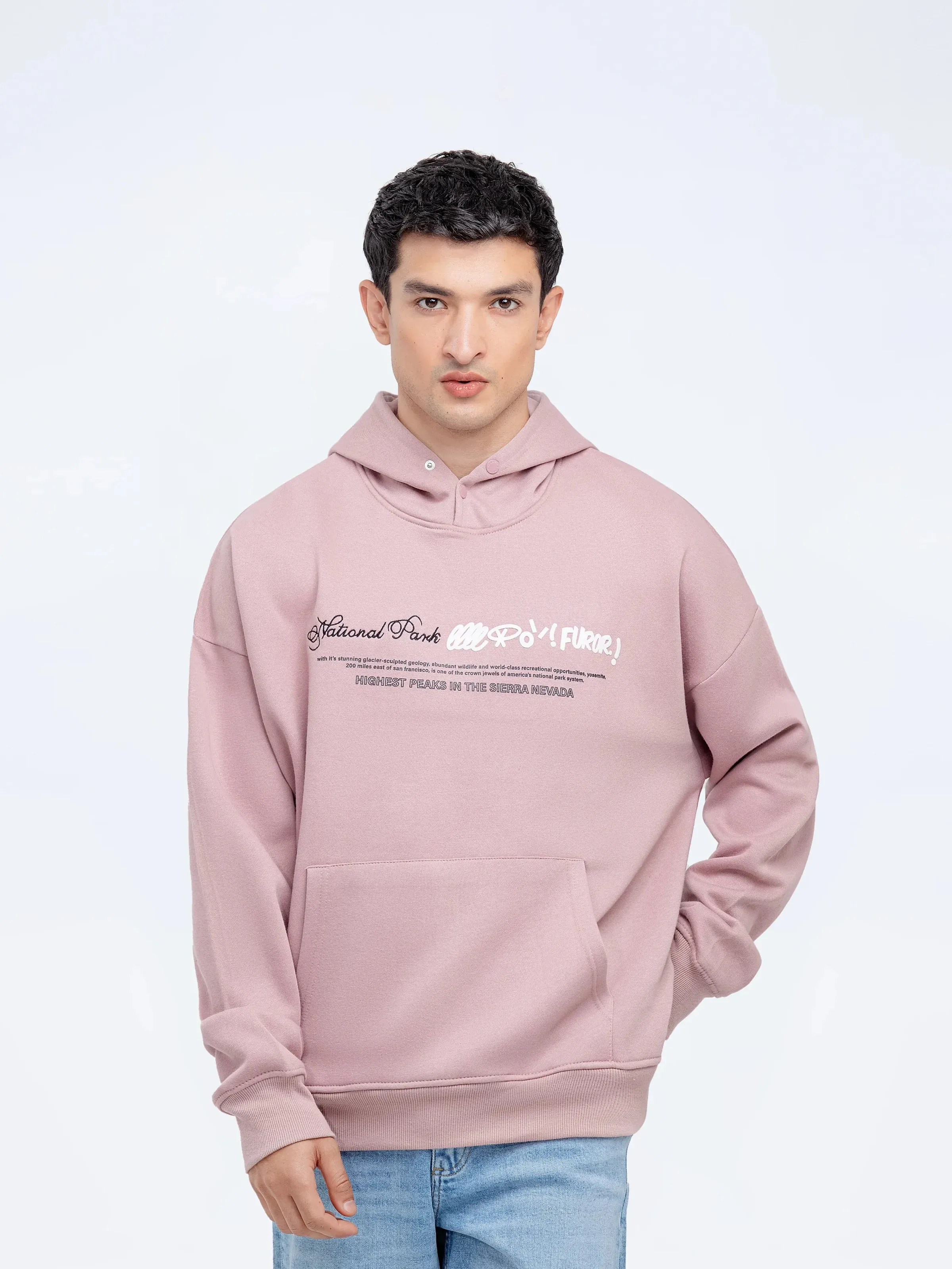 Printed Pullover Hoodie - FMTH24-033