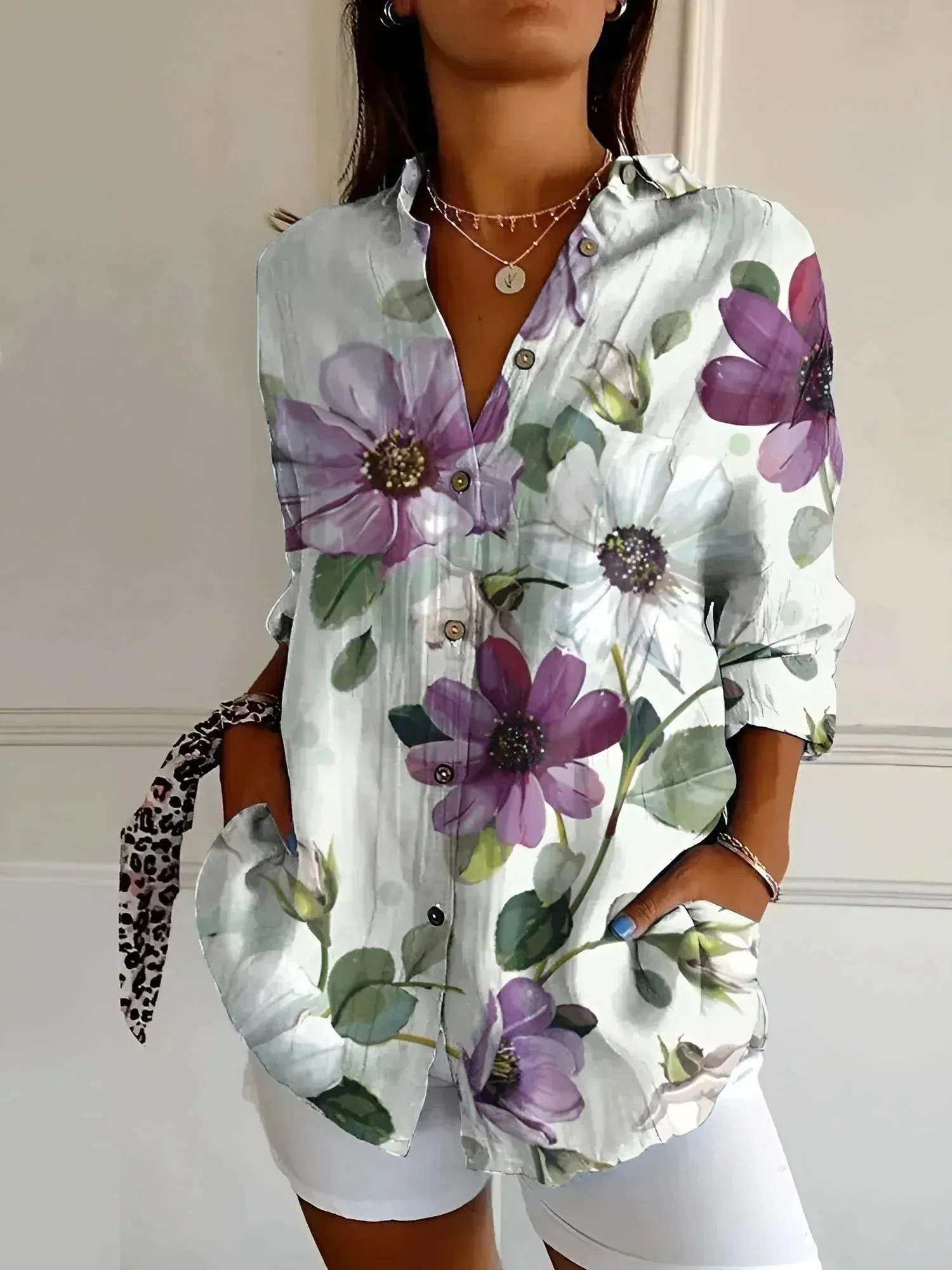 Rachel - Floral Shirt