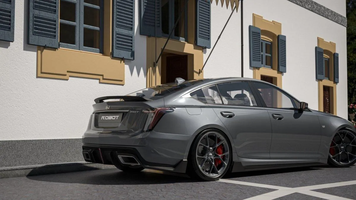 Robot Craftsman PRISM Side Skirts for Cadillac CT5 CT5-V Sport Premium Luxury Base Carbon Fiber/FRP