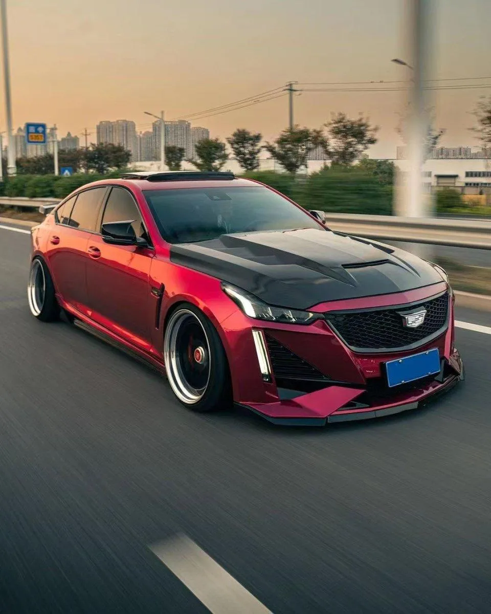 Robot Craftsman PRISM Side Skirts for Cadillac CT5 CT5-V Sport Premium Luxury Base Carbon Fiber/FRP