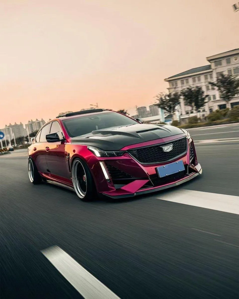 Robot Craftsman PRISM Side Skirts for Cadillac CT5 CT5-V Sport Premium Luxury Base Carbon Fiber/FRP