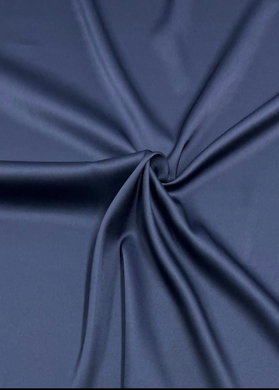 Satin - Navy - 150cm