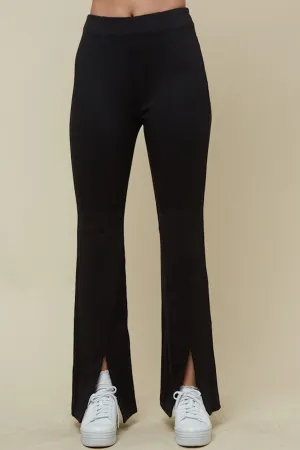 So Slit Pants - Black