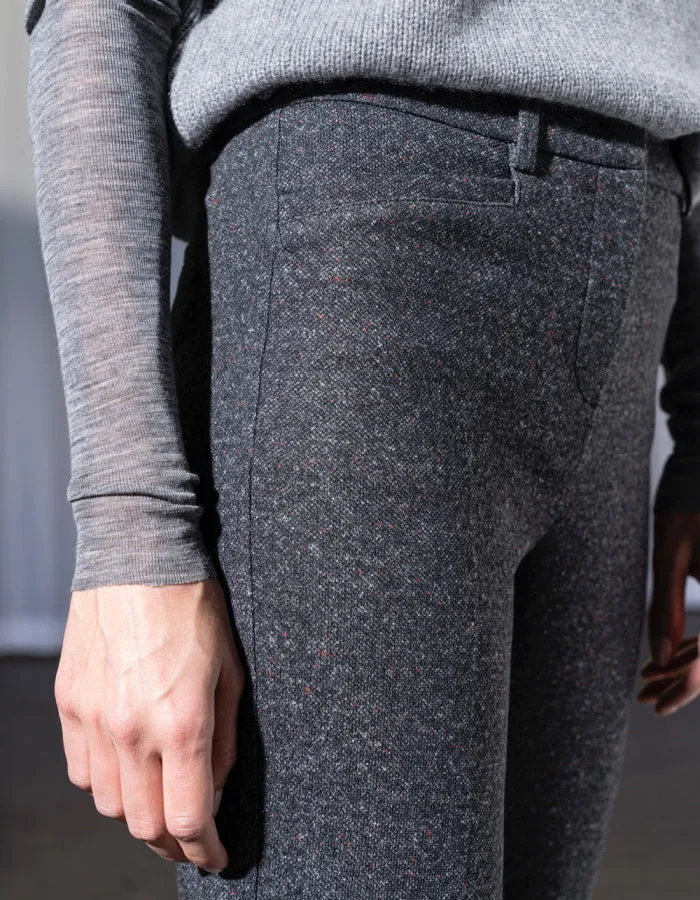Stehmann Editta Pant in Anthracite Tweed