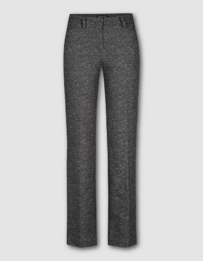 Stehmann Editta Pant in Anthracite Tweed