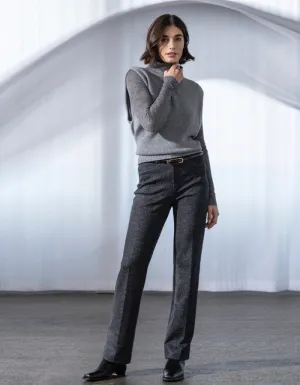 Stehmann Editta Pant in Anthracite Tweed