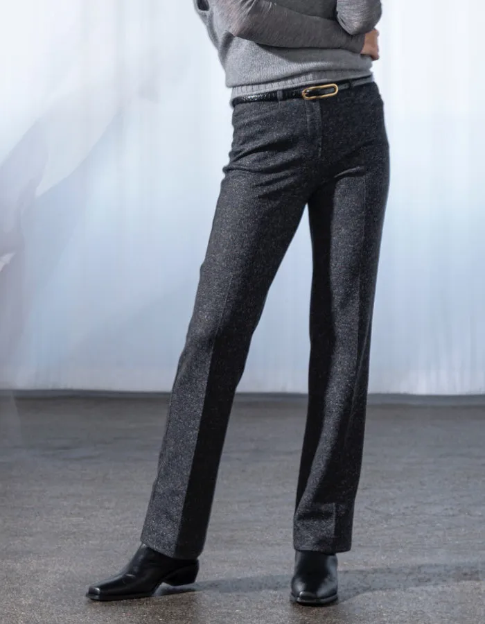Stehmann Editta Pant in Anthracite Tweed