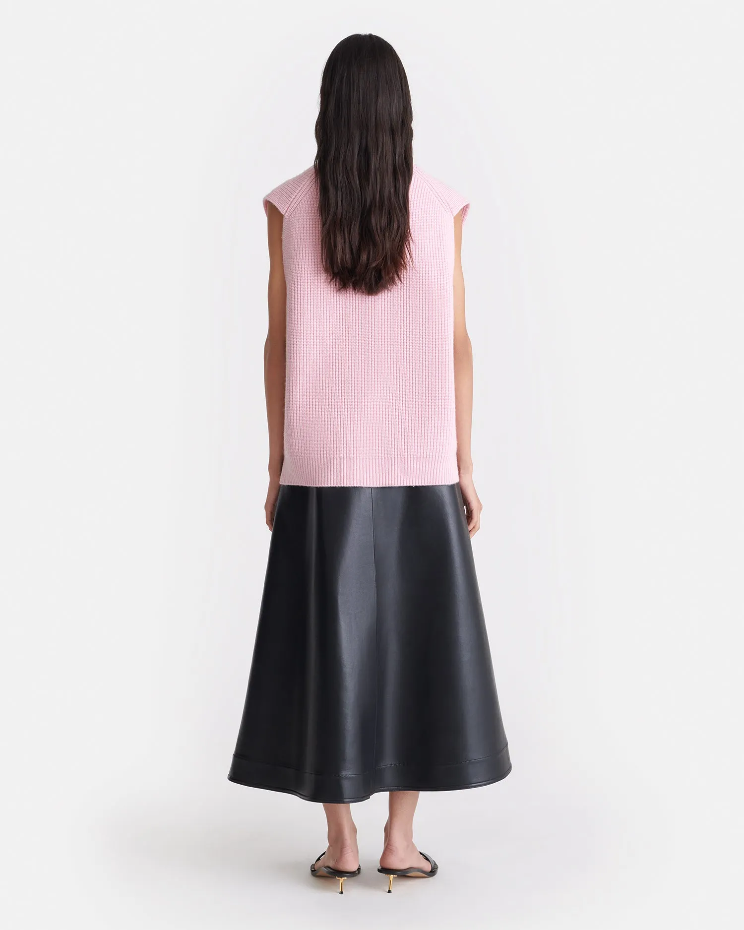 Terence - Cashmere-Blend Vest - Light Pink