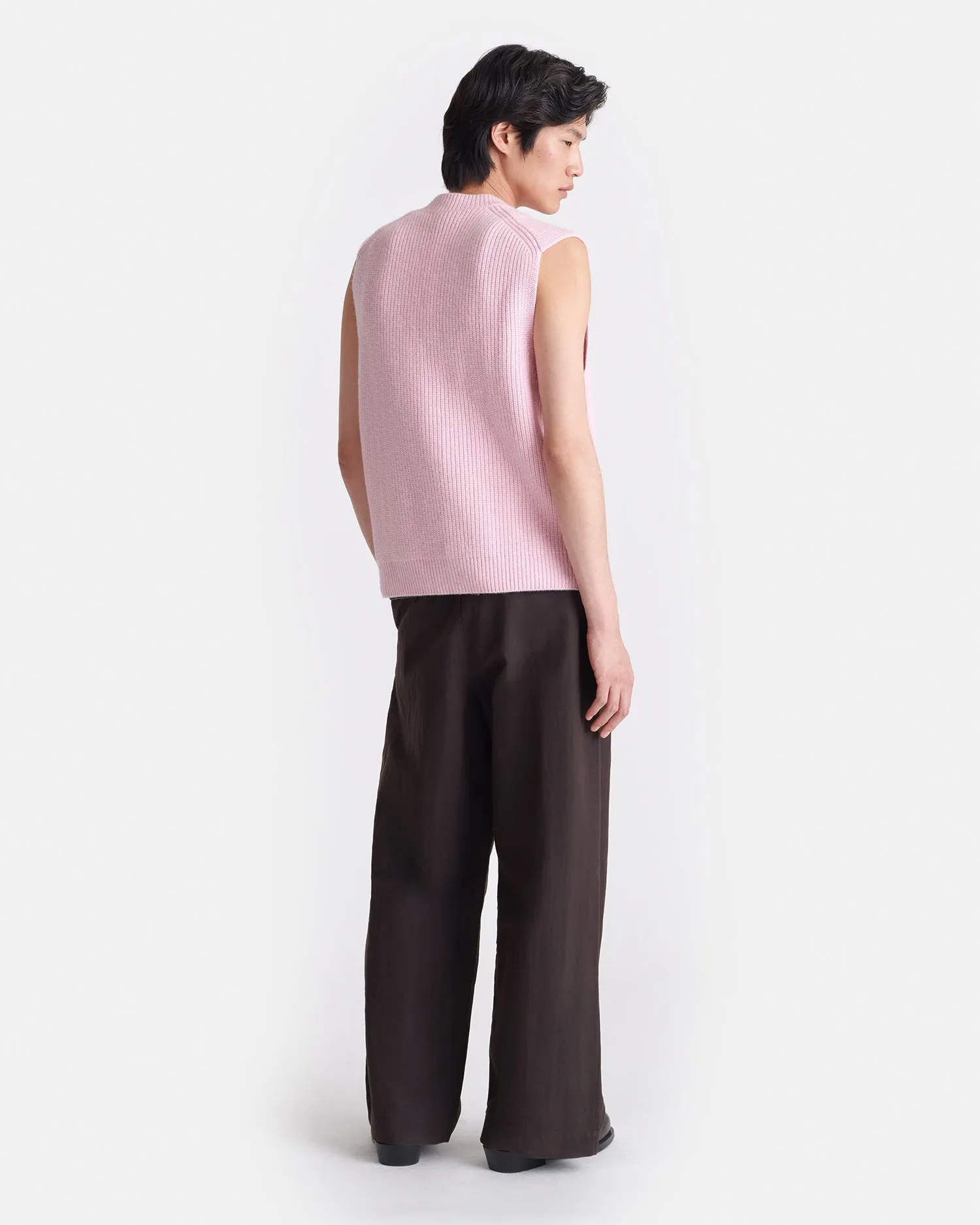 Terence - Cashmere-Blend Vest - Light Pink