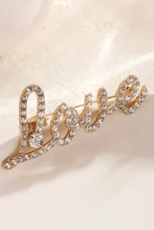 Tres Chic Love Broach