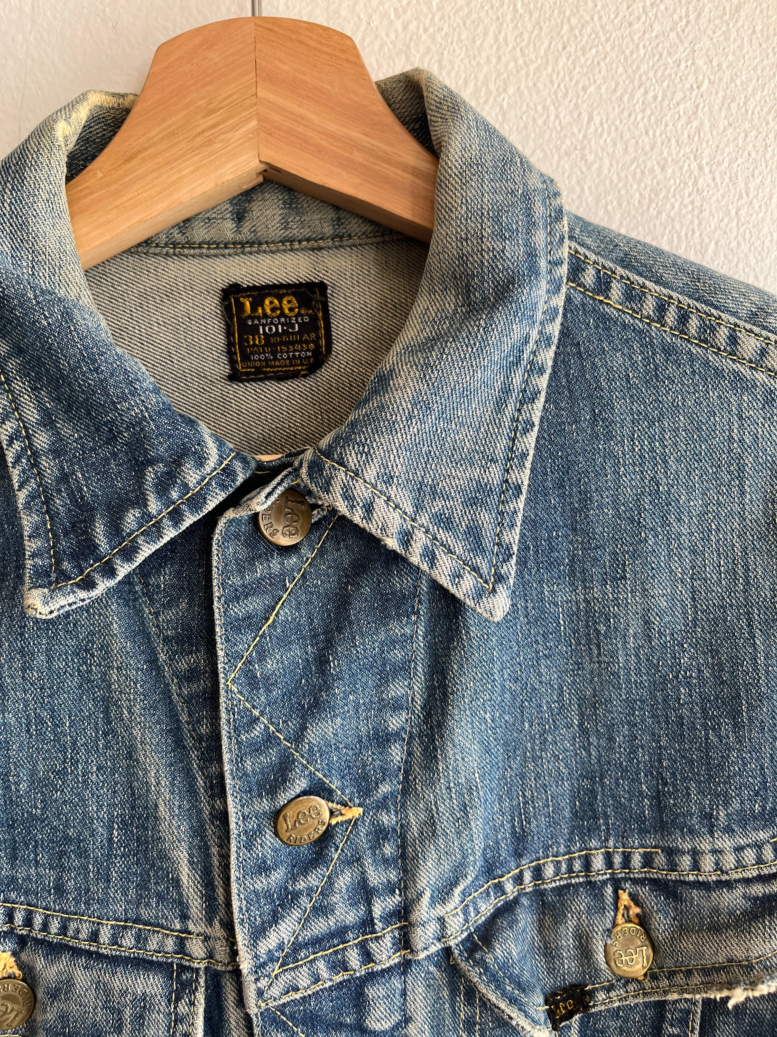 Vintage 1960/70s Lee 101-J Denim Trucker Jacket