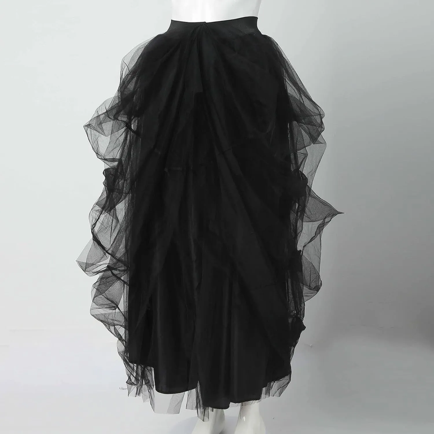 Women's Party High Waist Elastic Belt Casual Skirt for Women Party Night Poncho Women's Skirt Bubble Skirt Fringe