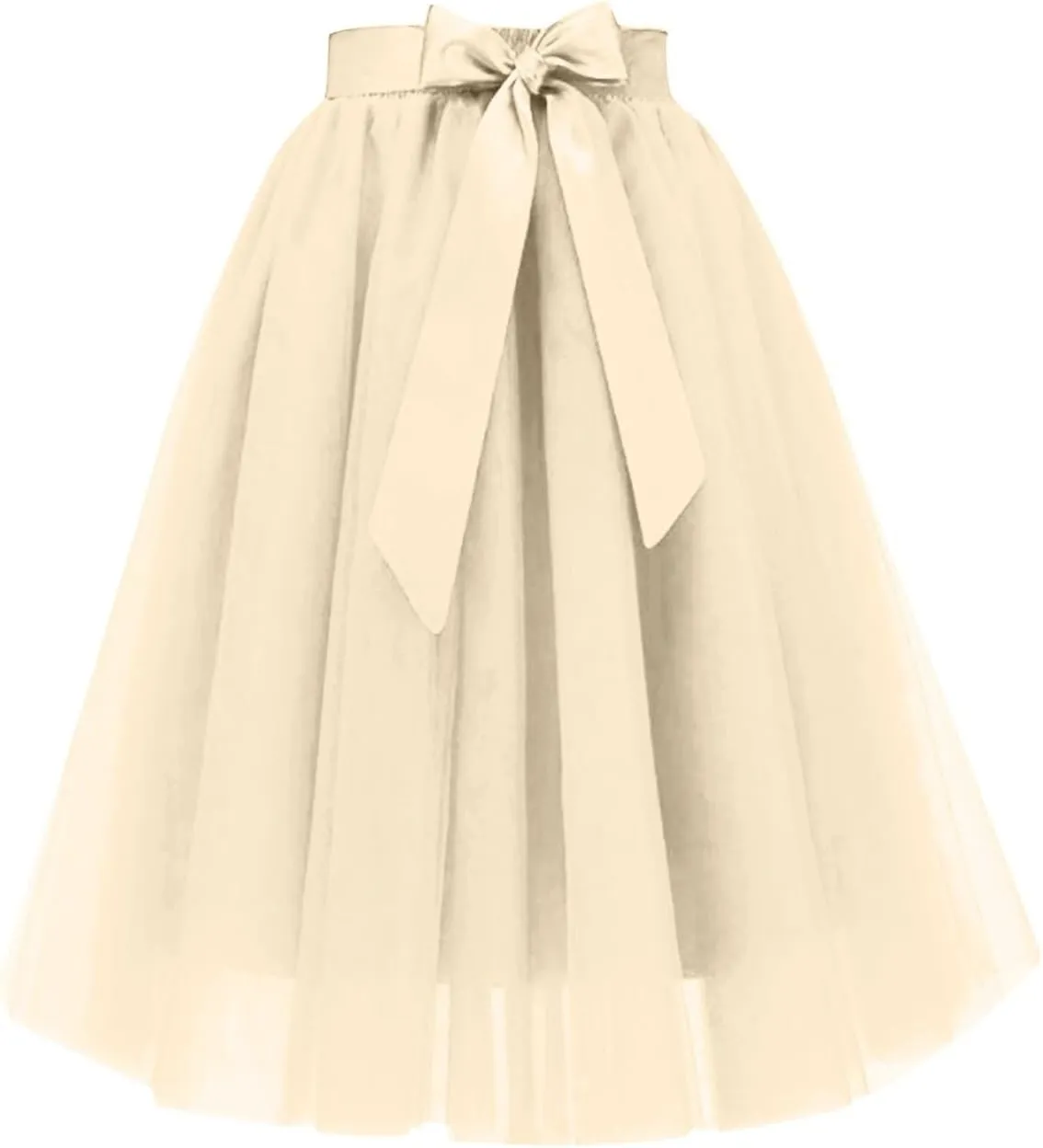 Women's Skirt Tutu Adult Lolita Short Petticoat Midi Skirt for Dressy Occasions Girls Teens 80s Tutu